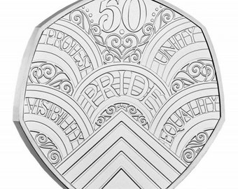 Pride 50p Uncirculated Coin Royal Mint