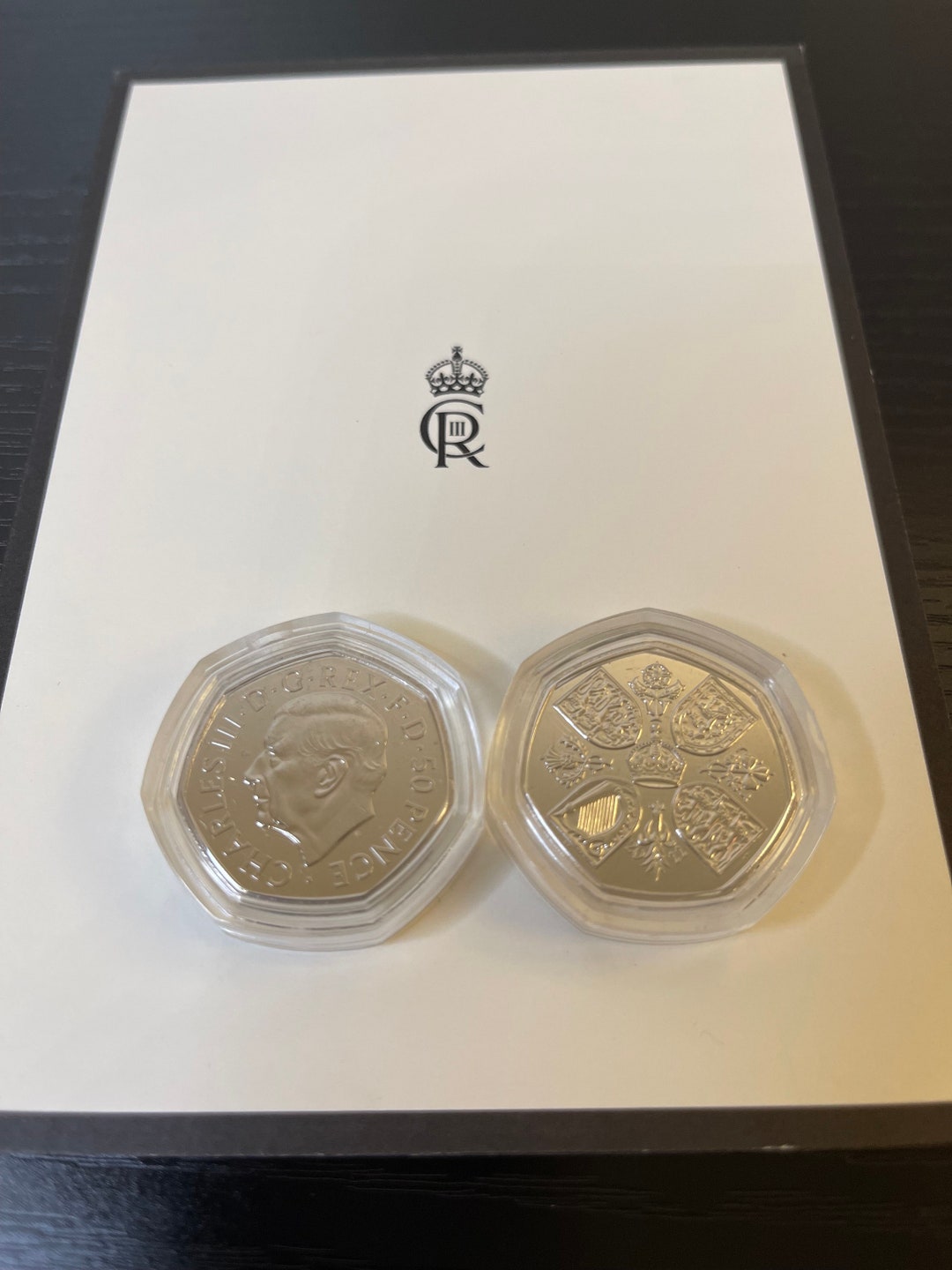 King Charles III 50p New Coin 2022 Uncirculated (with Protected Case