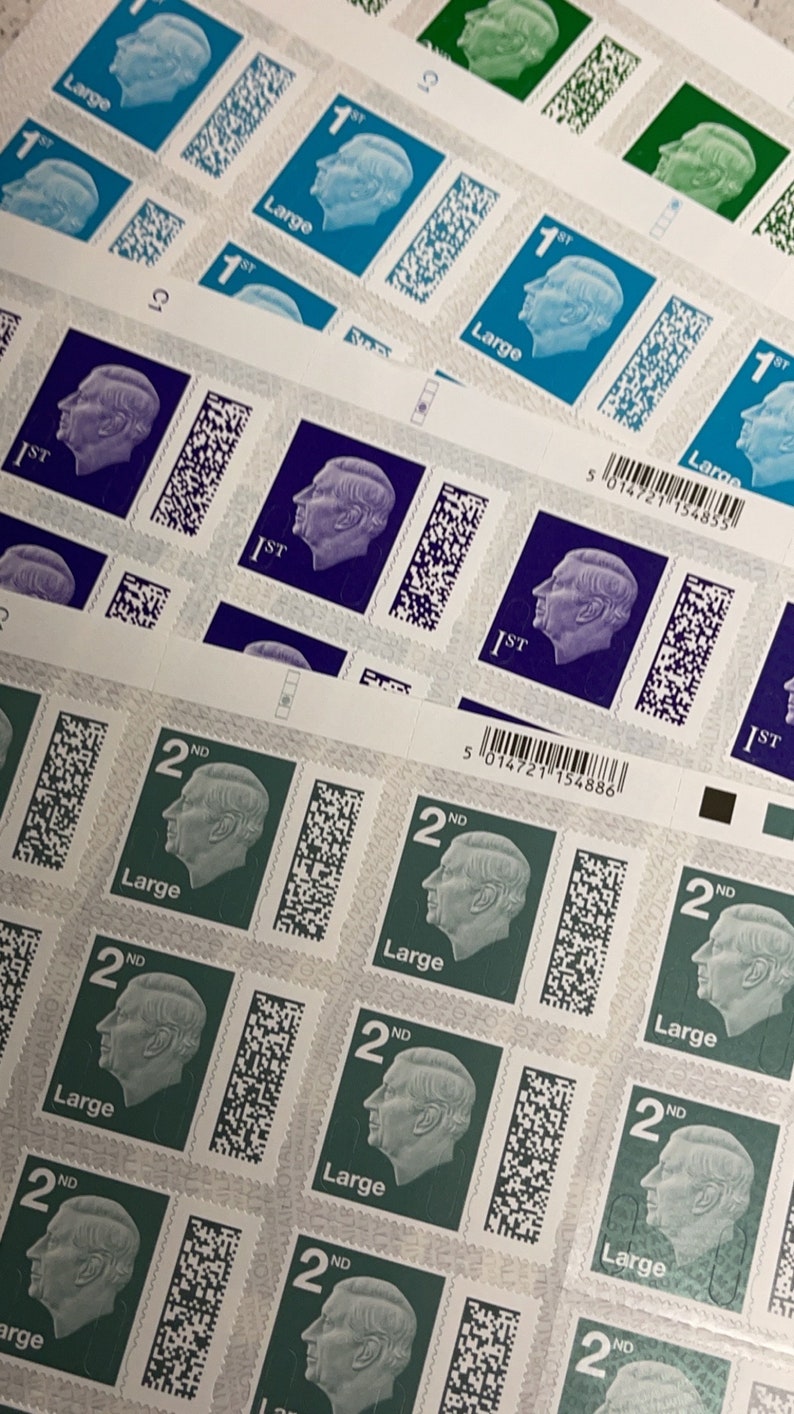 King Charles III Stamps Etsy UK