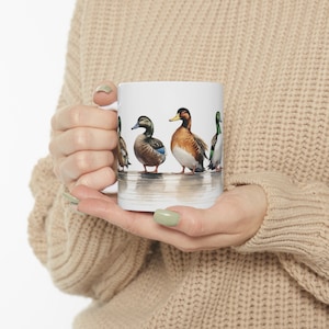 Magnificent Mallard Mug | Mallard Coffee Mug | Watercolor Mallard Mug