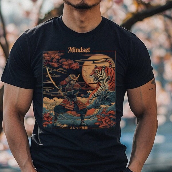 Samurai Mindset, Samurai T-Shirt, Bushido Mindset Apparel, Warrior Spirit Clothing