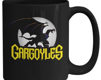 Coffee mug, gargoyles goliath, coffee mug, 90s cartoons, the gargoyles, 90s gifts