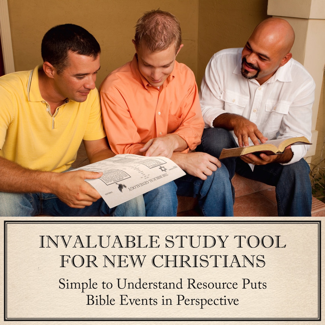 The Biblical Genealogy Chart, Family Tree From Adam to Jesus, Books of