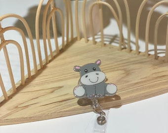 Hippo badge reel