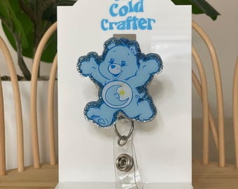 Carebear-inspired badge reel