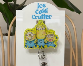 Yellow Characters badge reel