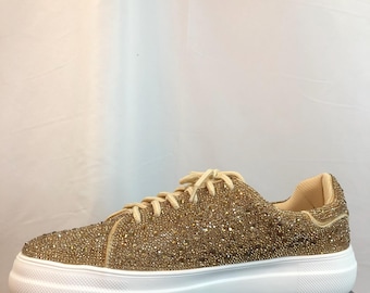 Venice enkellaars met glitter en sleehak zwart Venice enkellaars met glitter en sleehak zwart