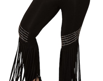 Stone Fringe Leggings