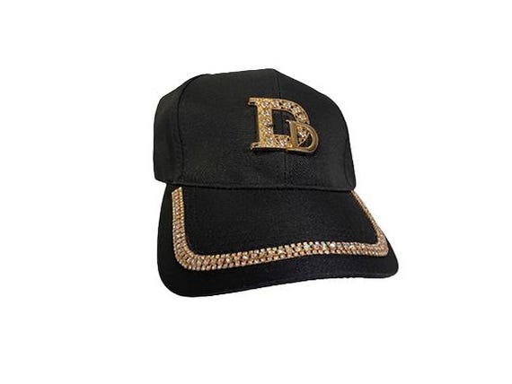 D Gold Rhinestone Designed Cap - image 4