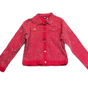 Rhinestone Denim Jacket- Rhine Studs