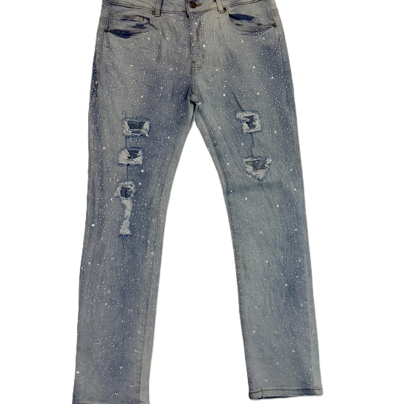 Bedazzled Jeans - Etsy