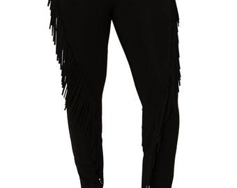 Side Fringe Detail Leggings