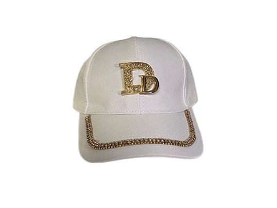 D Gold Rhinestone Designed Cap - image 2