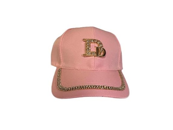 D Gold Rhinestone Designed Cap - image 1