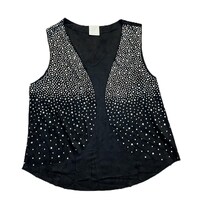 Afton Rhinestone Chain Torn Denim Jacket