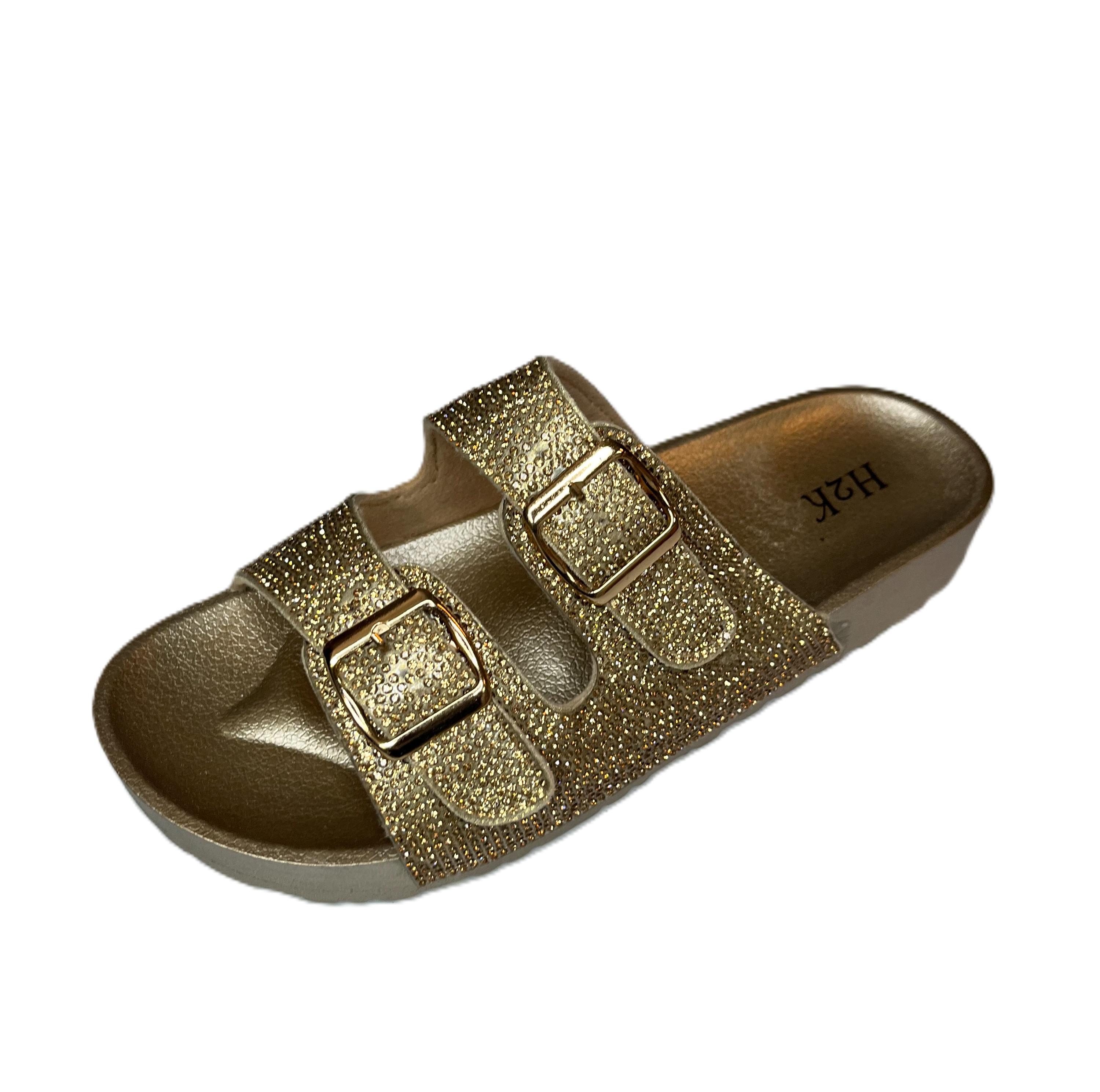 Double Strap Rhinestone Sandals - Etsy