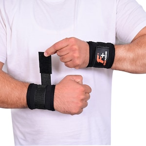 FUTURE PLUS Adjustable Wrist Wraps for Sports Protecting/Tendonitis Pain Relief/Injury Recovery/Daily Work, Wrist Brace for Carpal Tunnel