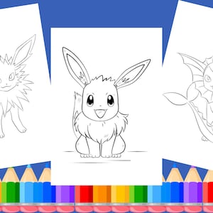 Pokémon coloring book pages for kids speed coloring Pikachu and