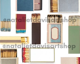 Blank Matchbox Print Template Etsy Blank Matchbox Print Template Etsy
