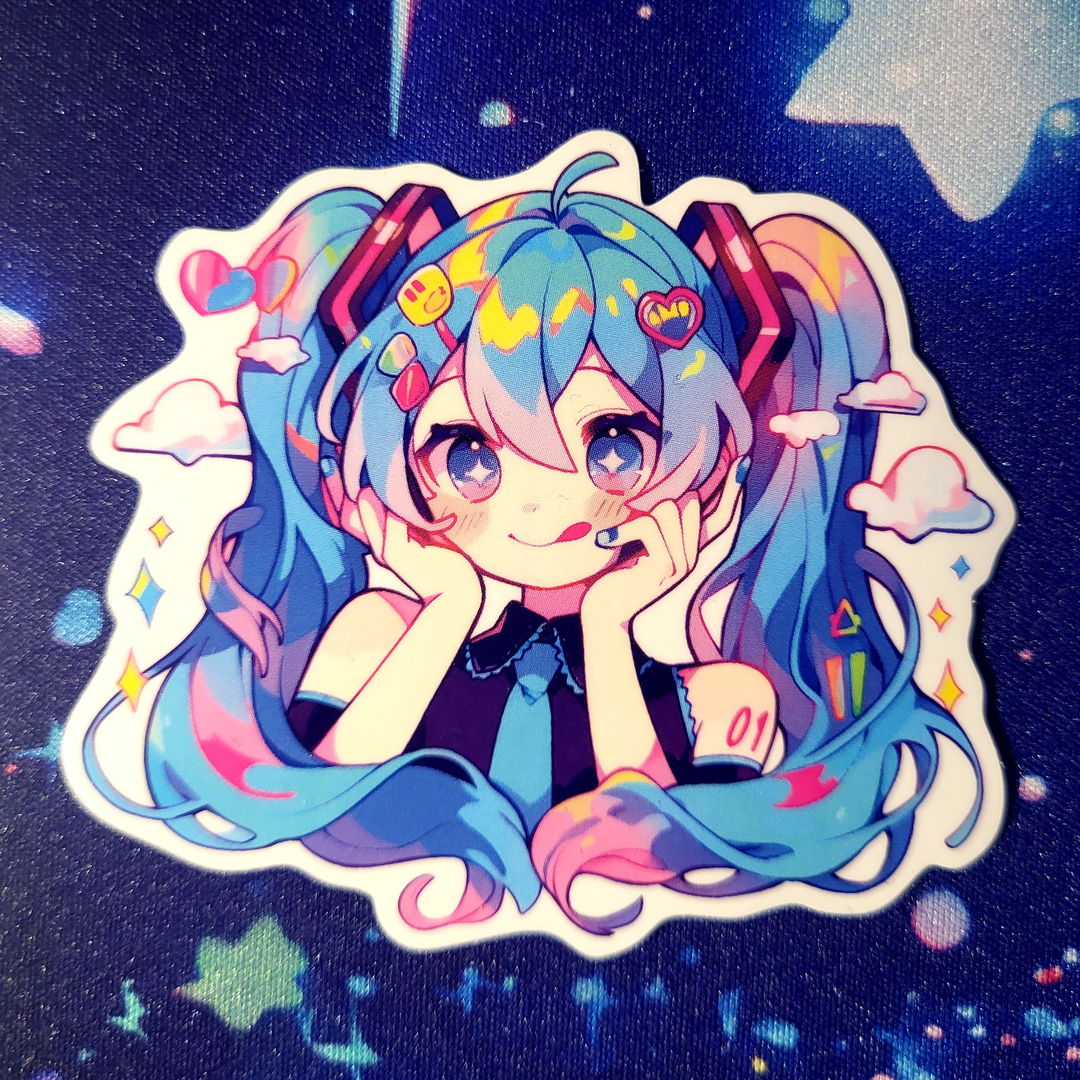 Hatsune Miku  Sticker for Sale by StrawberriStorm