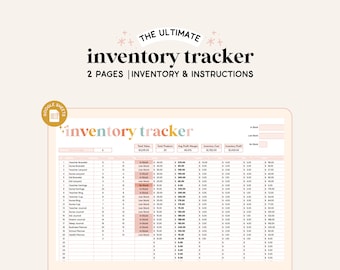 Inventory Tracker | Inventory Spreadsheet | Product Inventory | Inventory Google Sheets | Inventory Management | Business Management Sheet