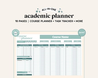 NIEUW Academisch Planner-spreadsheet | Google Spreadsheets | Toewijzingstracker | Cursusplanner | Taakspreadsheet | College-spreadsheet | Universiteit