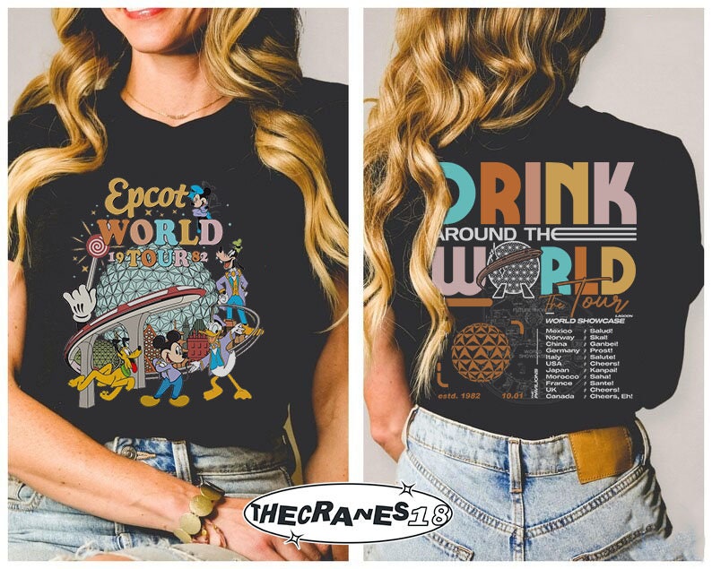 Retro Epcot Disney World Tour 1982 Shirt, Vintage Epcot 1982 Shirt, Disney World Shirt
