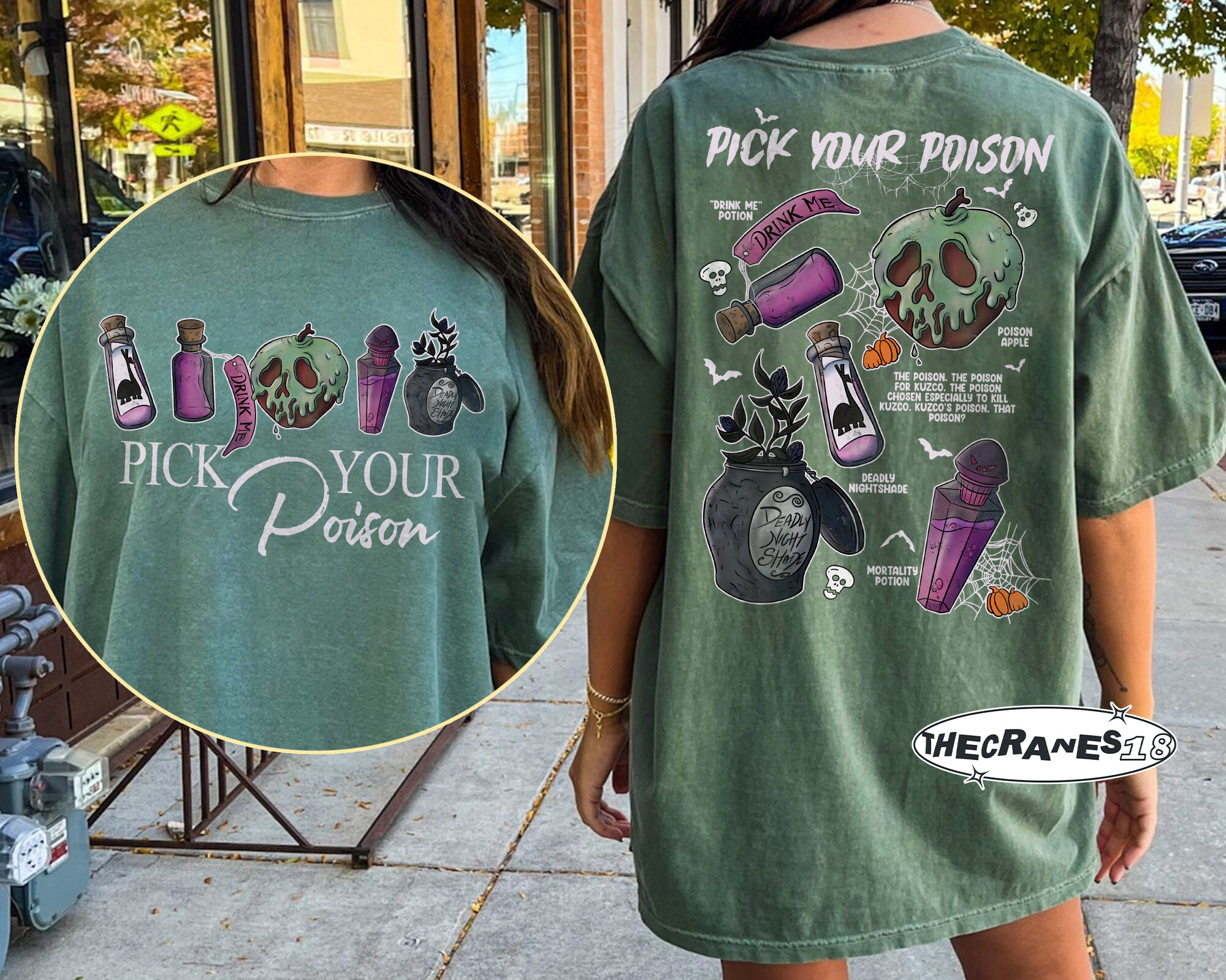 Vintage Retro Pick Your Poison Disney Halloween Shirt Villain - Etsy