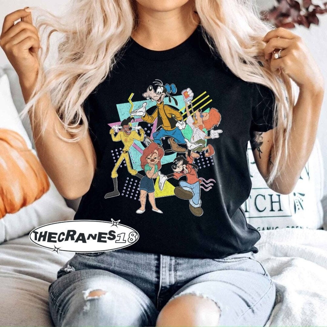 A Goofy Movie Shirt Vintage Retro Goofy Shirt Max Goof Power Etsy