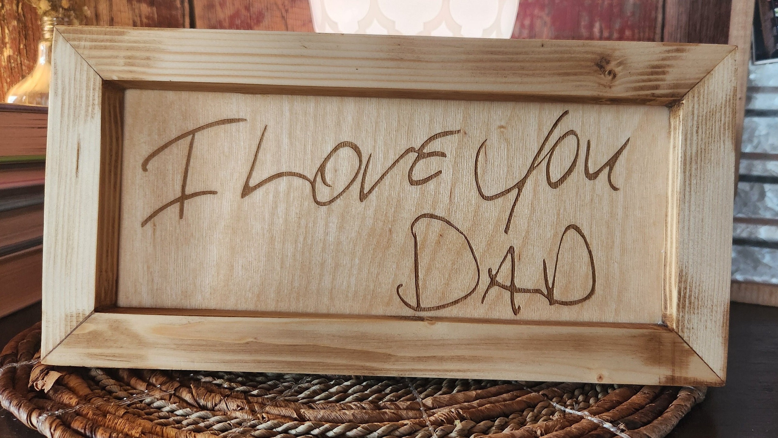 Customized Handwritten Sign | Engraved Handwriting | Kids Handwritten ...