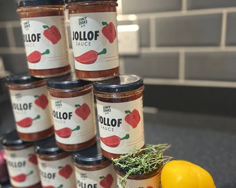 Paquet de 12 Ennycooks sauce Jollof, sauce à spaghetti, sauce pour pâtes,