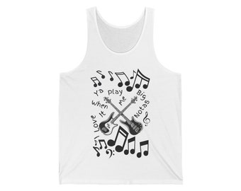 Unisex Jersey Tank Big Notas