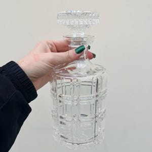 Vintage Geometric Decanter