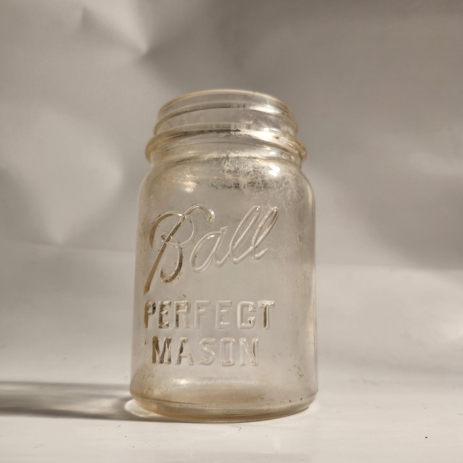 Rare Antique Vintage Clear Ball Perfect Mason Jar, 19231933 Etsy