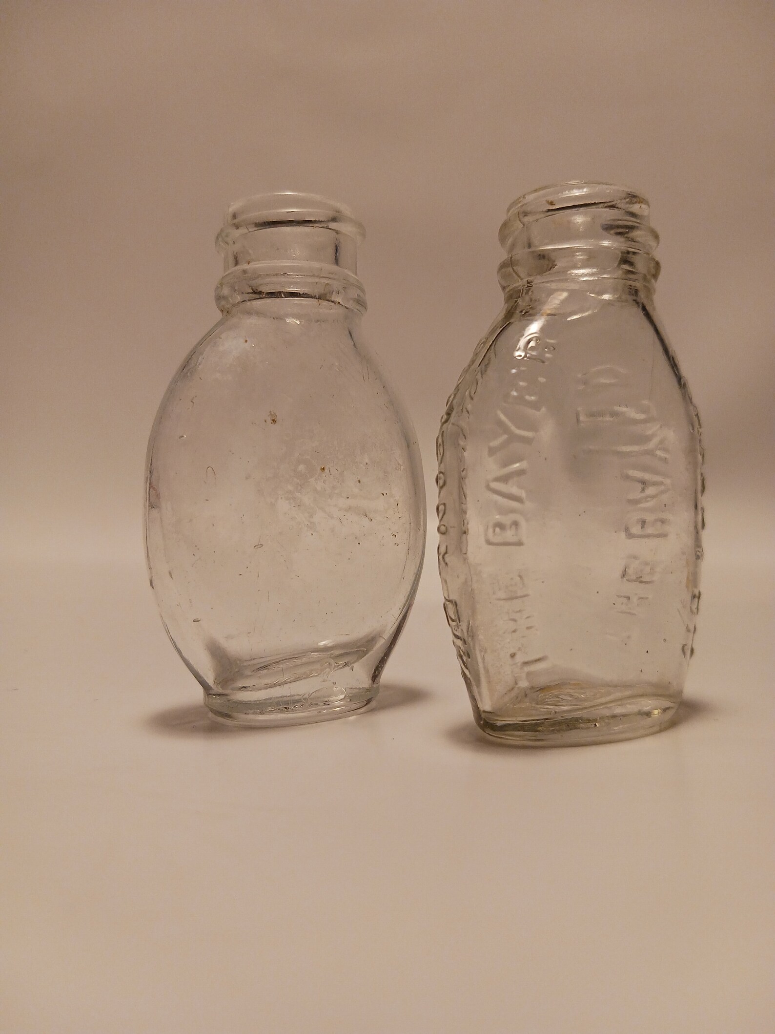 Vintage Bayer Aspirin Glass Bottles, Early 1900s Etsy