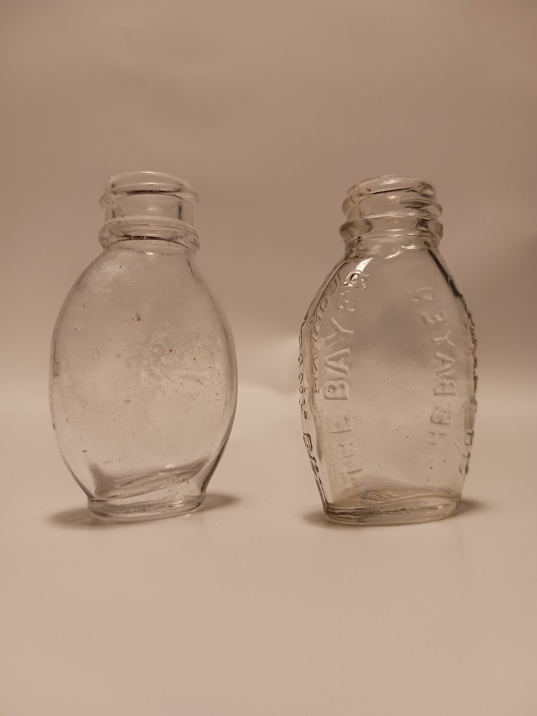 Vintage Bayer Aspirin Glass Bottles, Early 1900s Etsy