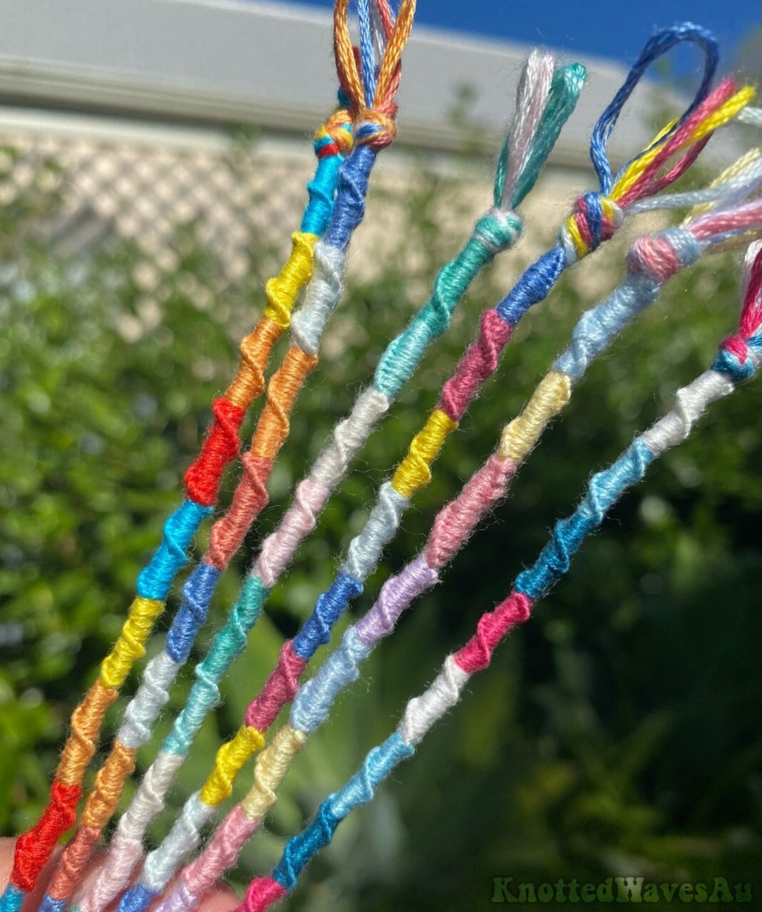 Chinese Staircase Spiral Friendship Bracelet Thin, Handmade, Adjustable  VSCO Bracelet