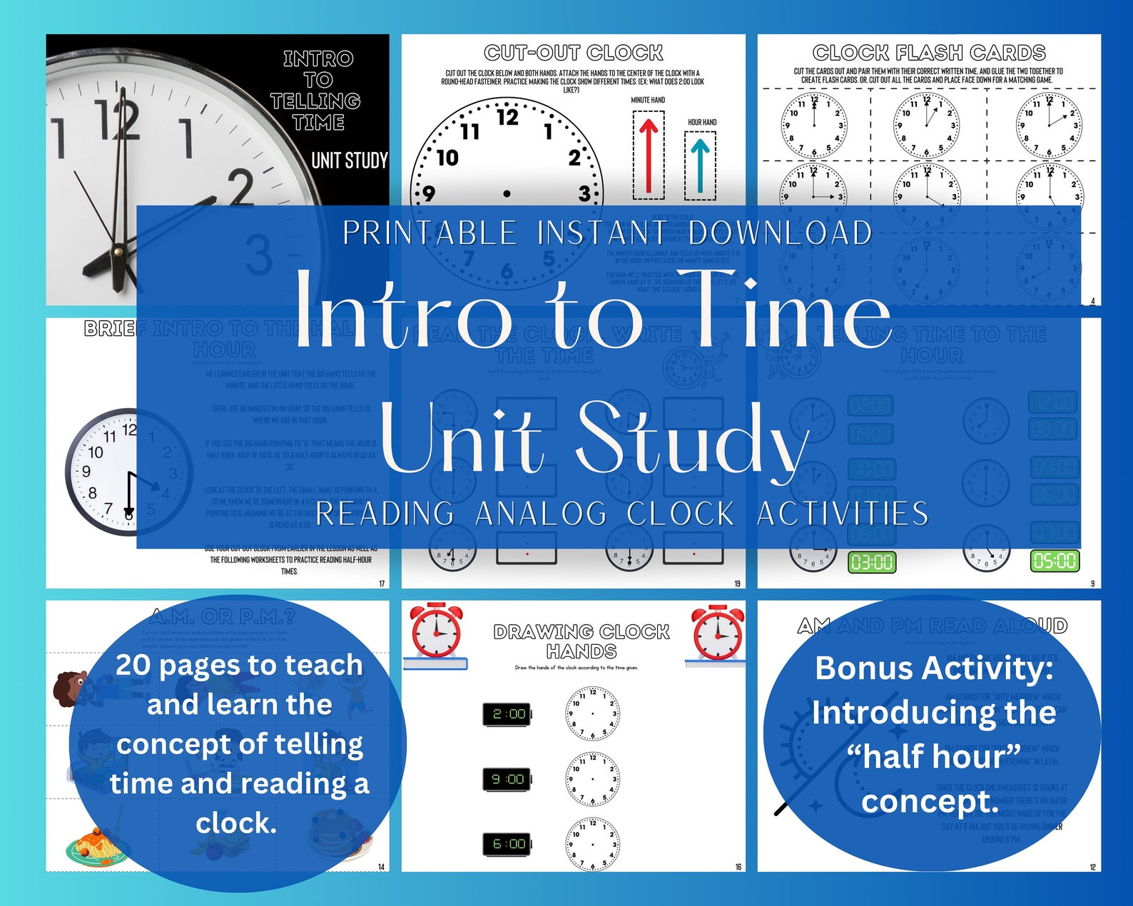 telling-time-unit-study-and-activity-set-learn-to-read-a-clock-tell