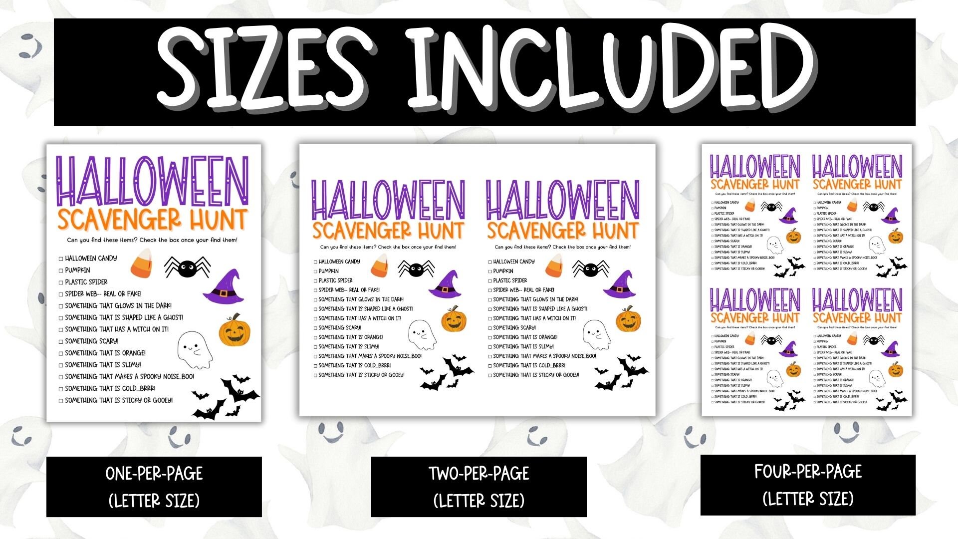 Spooktacular Halloween Scavenger Hunt • Halloween Kid Activity ...