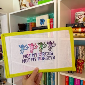 Inte min cirkus nålmålningsduk