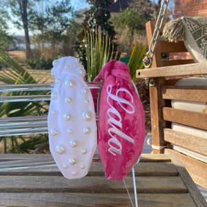 Custom embroidered headband