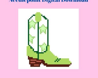 Cowgirllaars: digitale download met naaldpunt