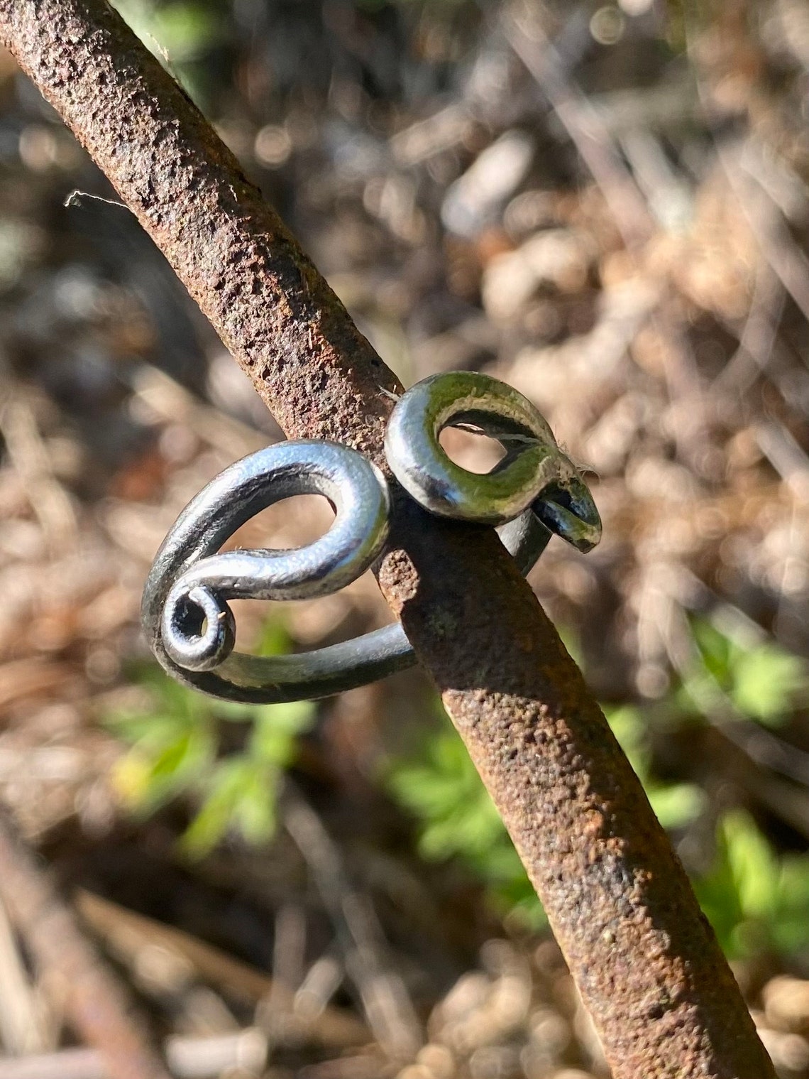 Ring, Jewelry, Viking, Forged, Iron, Blacksmith - Etsy