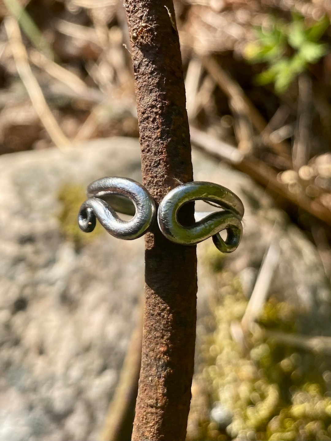 Ring, Jewelry, Viking, Forged, Iron, Blacksmith - Etsy