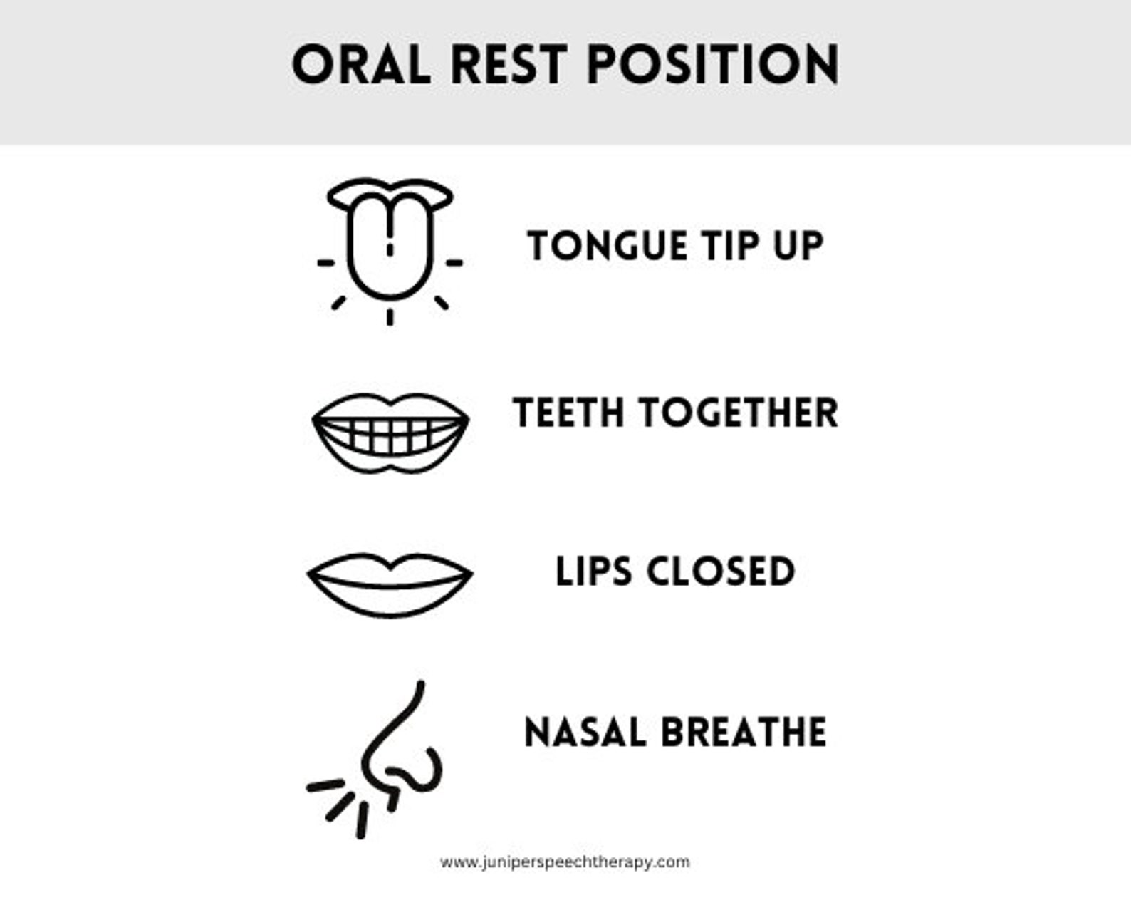 Myofunctional Therapy Exercises Myo OMT Etsy