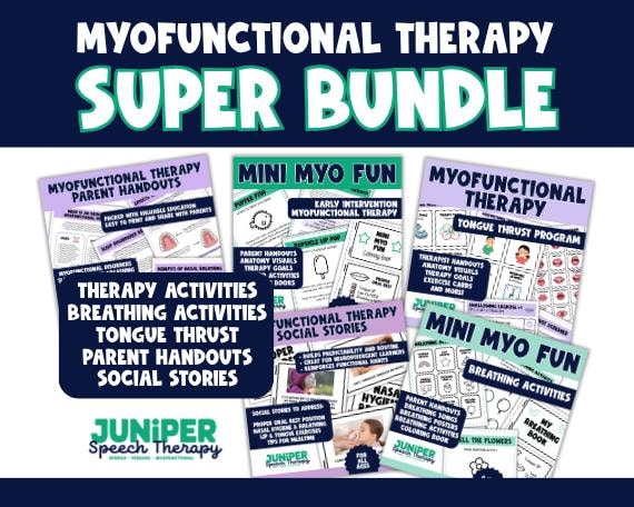 Myofunctional Therapy SUPER Bundle: Tongue Thrust, Mini Myo