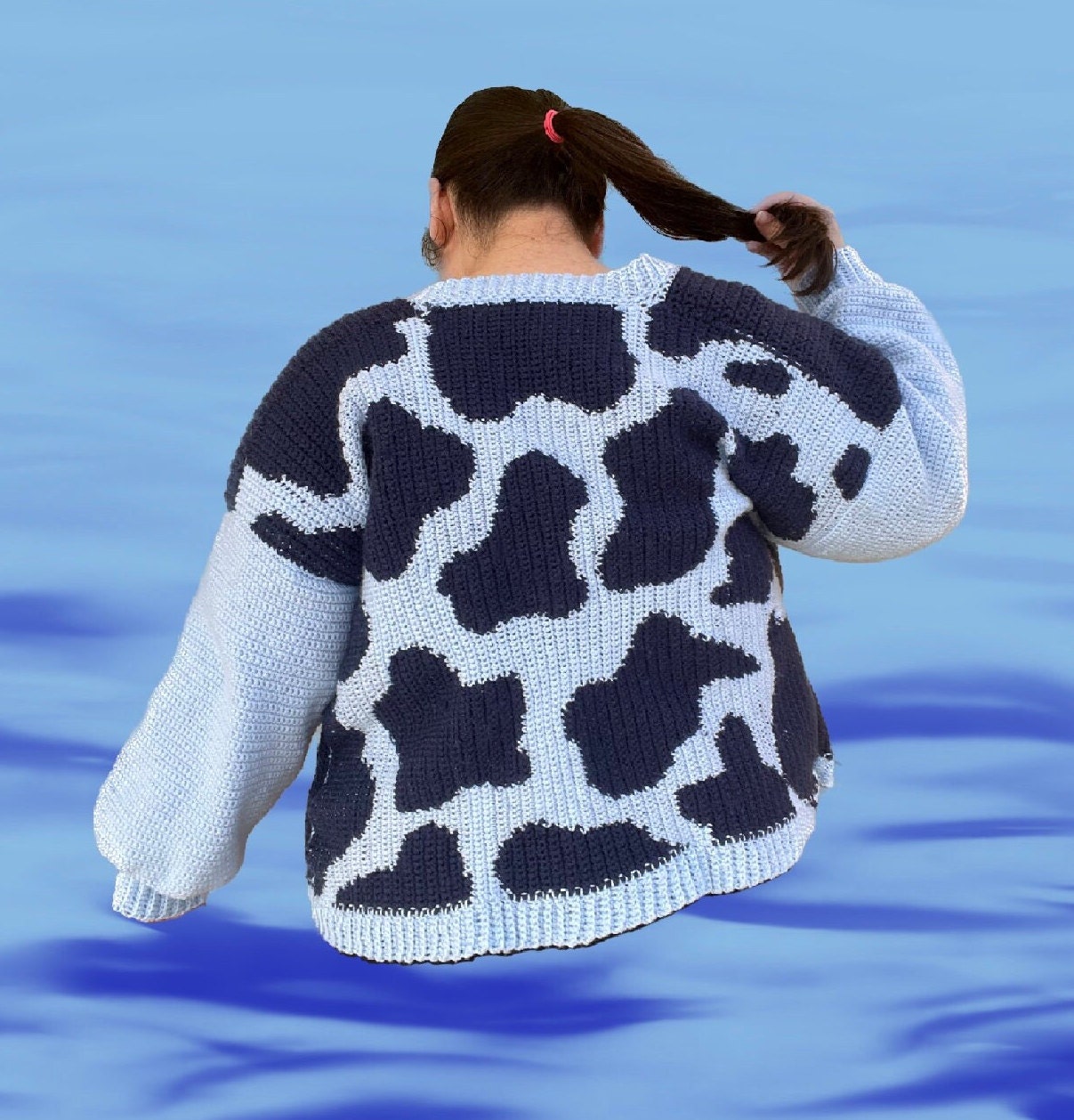 Cow Cardigan - Etsy