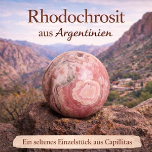 Sphère décorative en rhodochrosite | Sphère décorative en pierre précieuse | Pièce unique au grain distinctif | Idée cadeau | 2,8 cm