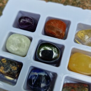 Edelsteinsammlung 20 Edelsteine im Blisterpack Trommelstein Trommelsteinsammlung