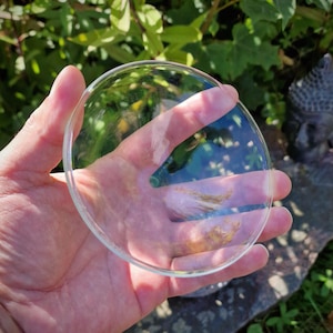 Glasskål för doftlampor Ø 8 cm eller 11 cm – värmebeständigt, runt, klart glas för doftolja och vax, ersättningsglas för aromlampor